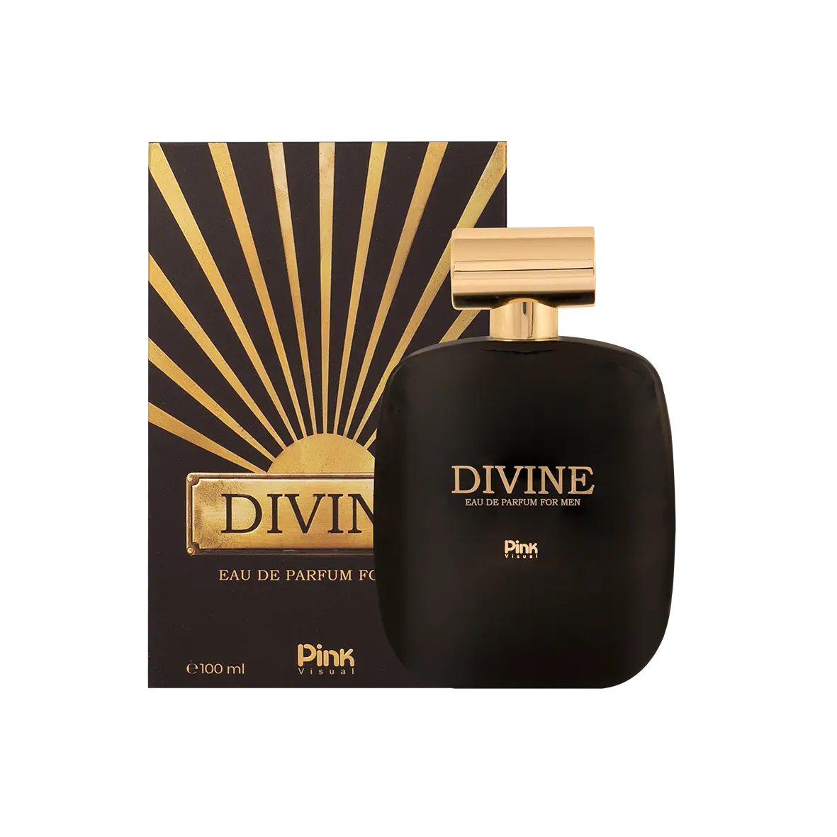 ادوپرفیوم پینک ویژوآل مدل Divine حجم 100 میلی لیتر – رایحه تامفورد لاست چری Tom Ford Lost Cherry