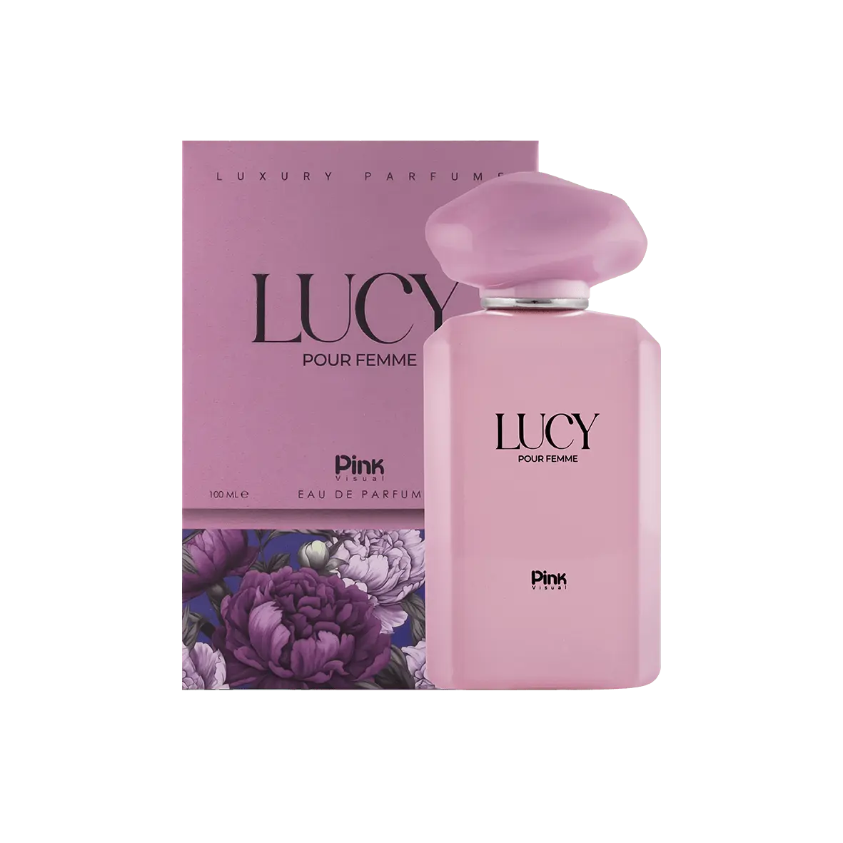 ادوپرفیوم زنانه پینک ویژوآل مدل Lucy حجم 100 میلی لیتر – رایحه ویکتوریا سکرت بامبشل Victoria Secret Bombshell