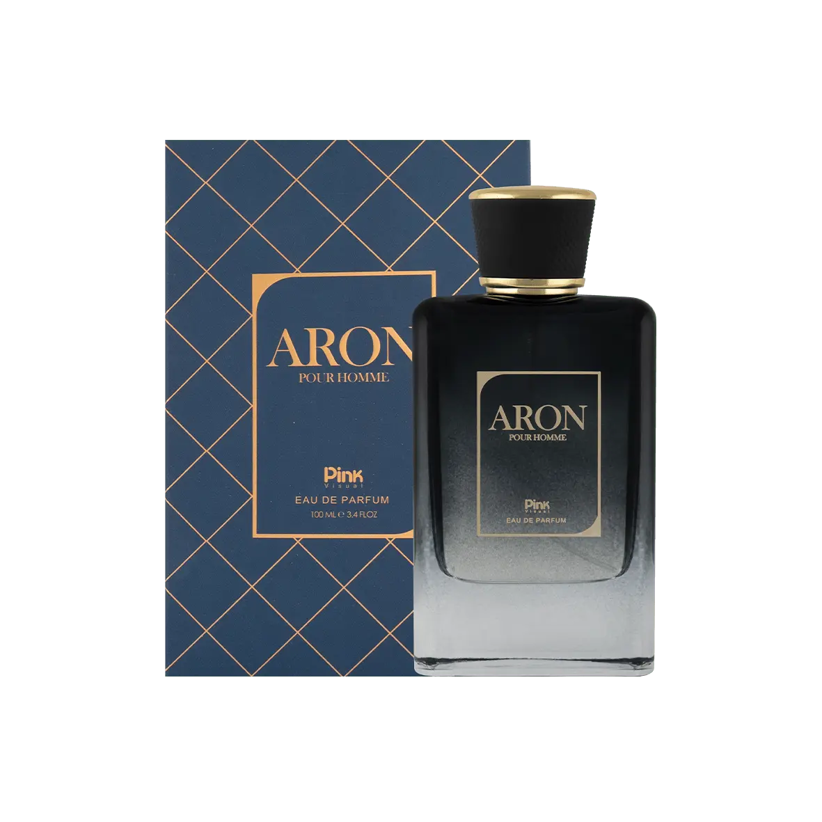 ادوپرفیوم مردانه پینک ویژوآل مدل Aron حجم 100 میلی لیتر – رایحه ورساچه اروس Versace Eros